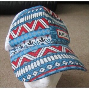 Ariat Western Print Meshback Cap Hat Womens Adjustable